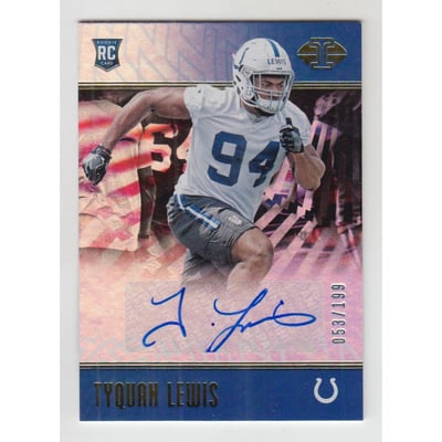 2018 Panini Illusions #162 Tyquan Lewis AU/199 RC