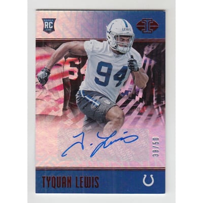 2018 Panini Illusions Red #162 Tyquan Lewis AU