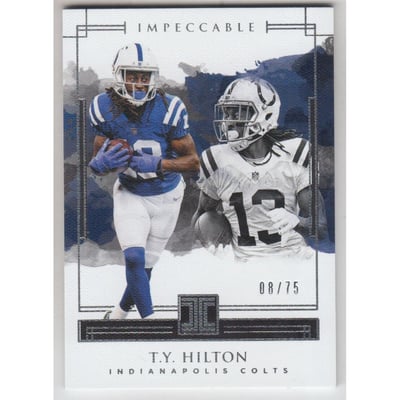 2018 Panini Impeccable #100 T.Y. Hilton