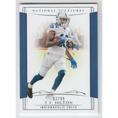 2018 Panini National Treasures #41 T.Y. Hilton