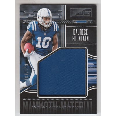 2018 Panini Playbook Mammoth Materials #4 Daurice Fountain
