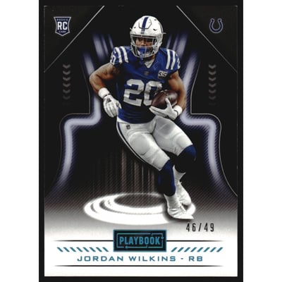 2018 Panini Playbook Platinum #195 Jordan Wilkins
