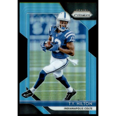 2018 Panini Prizm Prizms Light Blue #117 T.Y. Hilton