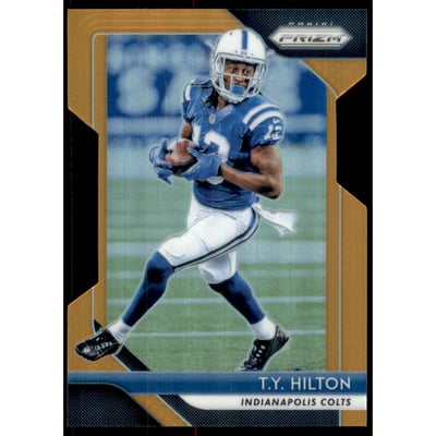 2018 Panini Prizm Prizms Orange #117 T.Y. Hilton