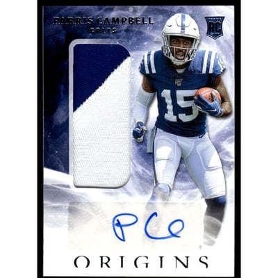 2019 Panini Origins #115 Parris Campbell JSY AU RC