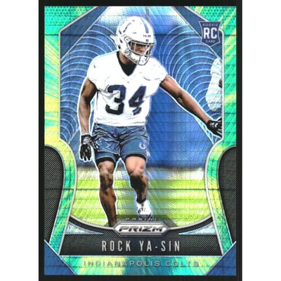 2019 Panini Prizm Prizms Hyper #388 Rock Ya-Sin