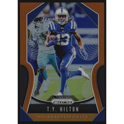 2019 Panini Prizm Prizms Orange #141 T.Y. Hilton