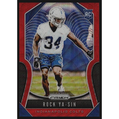 2019 Panini Prizm Prizms Red Wave #388 Rock Ya-Sin