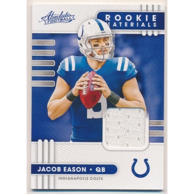 2020 Absolute Absolute Rookie Materials #12 Jacob Eason
