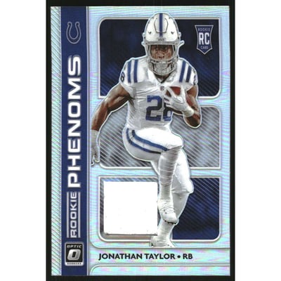2020 Donruss Optic Rookie Phenoms Jerseys #17 Jonathan Taylor