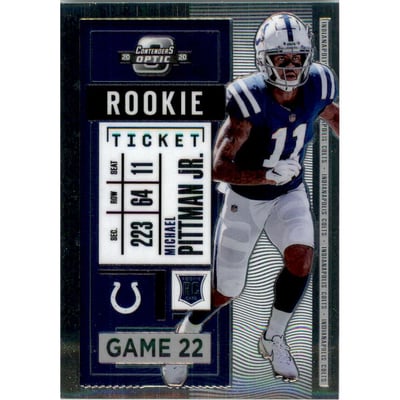 2020 Panini Contenders Optic #91 Michael Pittman Jr. RC