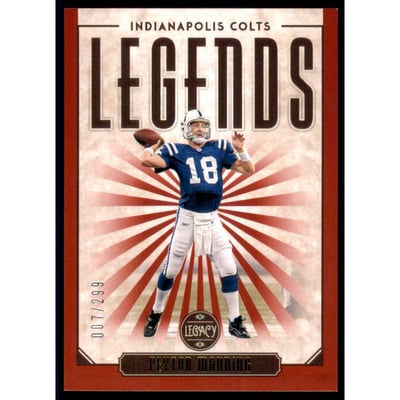 2020 Panini Legacy Red #111 Peyton Manning