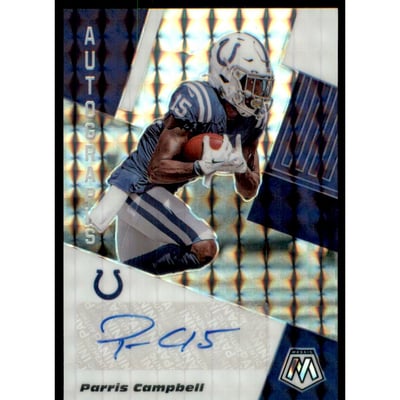 2020 Panini Mosaic Autographs Mosaic #8 Parris Campbell
