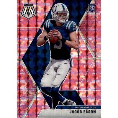 2020 Panini Mosaic Mosaic Camo Pink #236 Jacob Eason