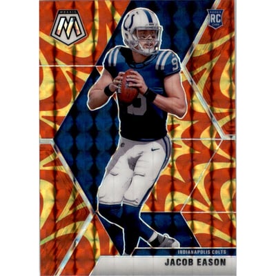 2020 Panini Mosaic Mosaic Reactive Gold #236 Jacob Eason