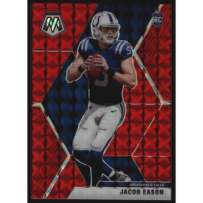 2020 Panini Mosaic Mosaic Red #236 Jacob Eason