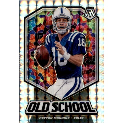 2020 Panini Mosaic Old School Mosaic #1 Peyton Manning