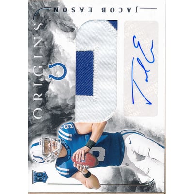2020 Panini Origins #111 Jacob Eason JSY AU RC