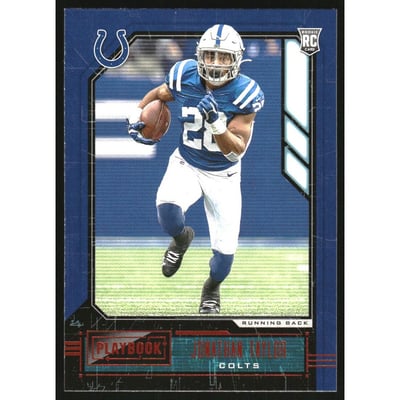 2020 Panini Playbook Orange #117 Jonathan Taylor