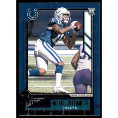 2020 Panini Playbook Purple #122 Michael Pittman Jr.