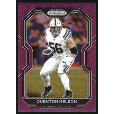 2020 Panini Prizm Prizms Purple #88 Quenton Nelson