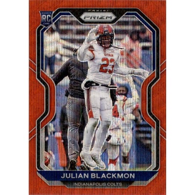 2020 Panini Prizm Prizms Red Wave #330 Julian Blackmon