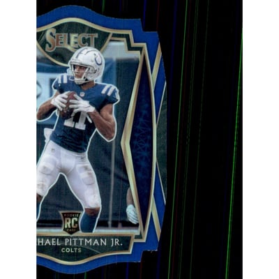 2020 Select Prizm Blue Die Cut #162 Michael Pittman Jr.