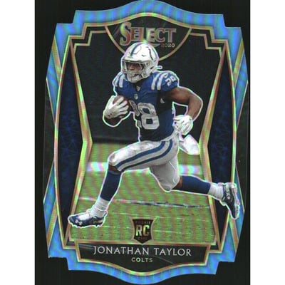2020 Select Prizm Light Blue Die Cut #153 Jonathan Taylor