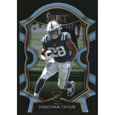 2020 Select Prizm Light Blue Die Cut #53 Jonathan Taylor