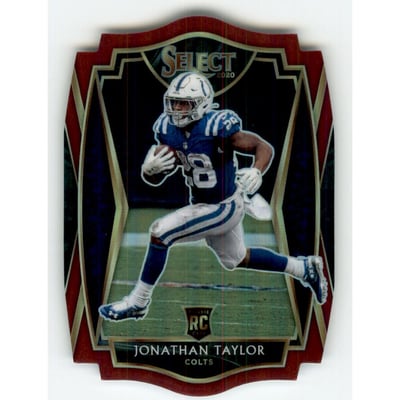 2020 Select Prizm Maroon Die Cut #153 Jonathan Taylor