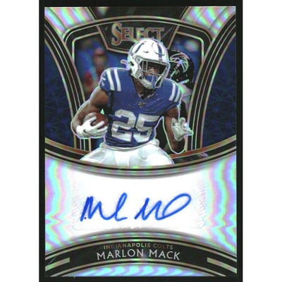 2020 Select Select Signatures Prizm #92 Marlon Mack