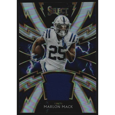 2020 Select Sparks Materials Prizm #22 Marlon Mack