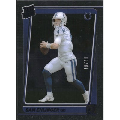 2021 Clearly Donruss Blue #100 Sam Ehlinger RR