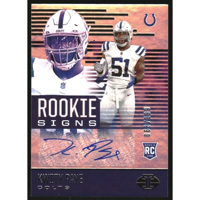 2021 Panini Illusions Rookie Signs #15 Kwity Paye/199