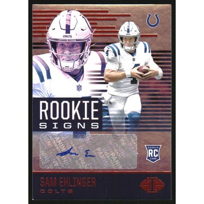2021 Panini Illusions Rookie Signs Orange #32 Sam Ehlinger