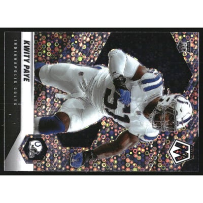 2021 Panini Mosaic Rookie Variations No Huddle #351 Kwity Paye