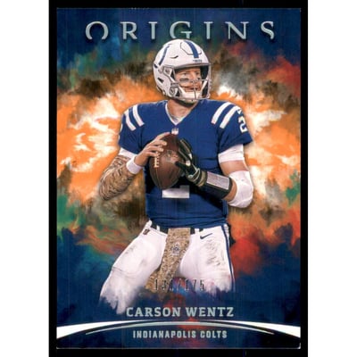 2021 Panini Origins Orange #42 Carson Wentz