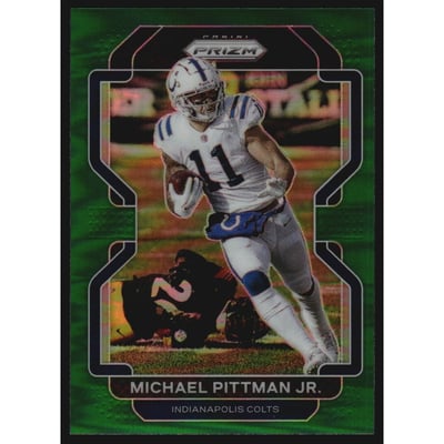 2021 Panini Prizm Prizms Green #22 Michael Pittman Jr.