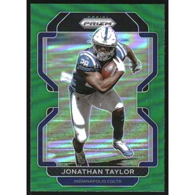 2021 Panini Prizm Prizms Green #25 Jonathan Taylor
