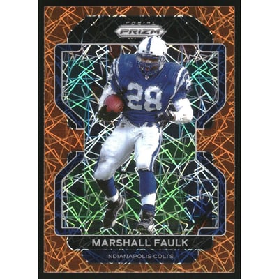 2021 Panini Prizm Prizms Lazer #31 Marshall Faulk