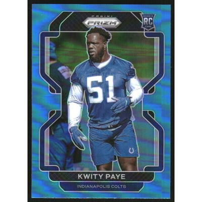 2021 Panini Prizm Prizms Light Blue #378 Kwity Paye