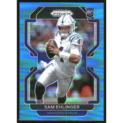 2021 Panini Prizm Prizms Light Blue #395 Sam Ehlinger