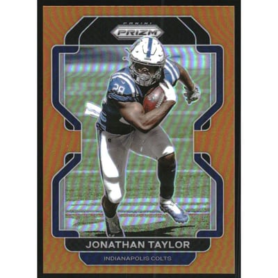 2021 Panini Prizm Prizms Orange #25 Jonathan Taylor