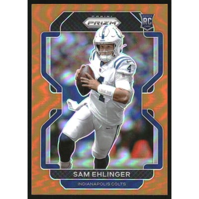 2021 Panini Prizm Prizms Orange #395 Sam Ehlinger