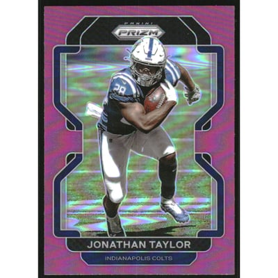 2021 Panini Prizm Prizms Pink #25 Jonathan Taylor