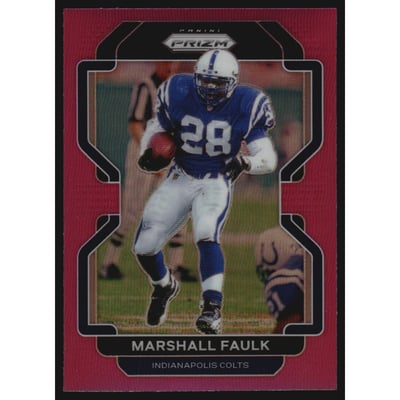 2021 Panini Prizm Prizms Pink #31 Marshall Faulk