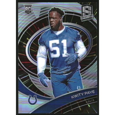 2021 Panini Spectra Hyper #189 Kwity Paye