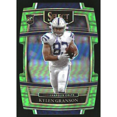 2021 Select Prizm Neon Green Die Cut #94 Kylen Granson
