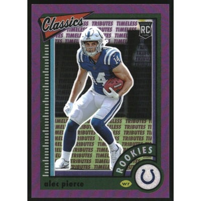 2022 Classics Premium Edition Timeless Tributes Purple #180 Alec Pierce
