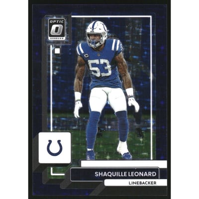 2022 Donruss Optic Purple Stars #85 Shaquille Leonard